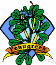 Greek clover - annual herb or southern Europe and eastern Asia having off-white flowers and aromatic seeds used medicinally and in curry