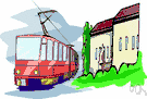 public transit - a public transportation system for moving passengers