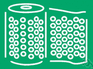 blister pack - packaging in which a product is sealed between a cardboard backing and clear plastic cover