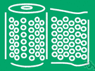 bubble pack - packaging in which a product is sealed between a cardboard backing and clear plastic cover