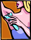 axilla - the hollow under the arm where it is joined to the shoulder