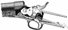 breech - opening in the rear of the barrel of a gun where bullets can be loaded