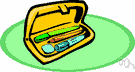 pencil box - a box for holding pencils