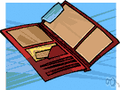 wallet - a pocket-size case for holding papers and paper money