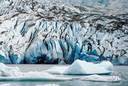 Mendenhall Glacier - a glacier of the Piedmont type near Juneau in Alaska