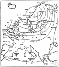 hurricane - a severe tropical cyclone usually with heavy rains and winds moving a 73-136 knots (12 on the Beaufort scale)