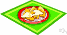 bliny - Russian pancake of buckwheat flour and yeast