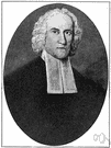 Edwards - American theologian whose sermons and writings stimulated a period of renewed interest in religion in America (1703-1758)