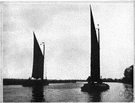 Norfolk wherry - sailing barge used especially in East Anglia Norfolk wherry - sailing barge used especially in East Anglia