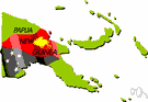 Independent State of Papua New Guinea - a parliamentary democracy on the eastern half of the island of New Guinea