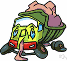 wear upon - exhaust or get tired through overuse or great strain or stress