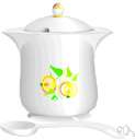 argyle - a covered gravy holder of silver or other metal containing a detachable central vessel for hot water to keep the gravy warm