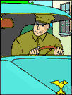 livery driver - someone who drives a taxi for a living