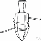 distort - form into a spiral shape