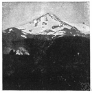 Shasta - a volcanic mountain peak in the Cascade Range in northern California (14,162 feet high)