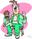 silent person - a person who does not talk