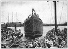 liberty ship - a slow cargo ship built during World War II