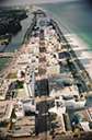 Miami Beach - a city in southeastern Florida on an island between Biscayne Bay and the Atlantic Ocean