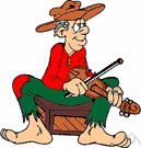 fiddler - a musician who plays the violin