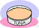 tuna - important warm-water fatty fish of the genus Thunnus of the family Scombridae
