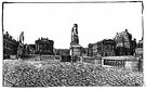 forecourt - the outer or front court of a building or of a group of buildings