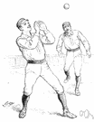 centerfielder - the person who plays center field