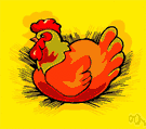incubation - sitting on eggs so as to hatch them by the warmth of the body