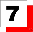 seven - the cardinal number that is the sum of six and one