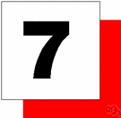VII - the cardinal number that is the sum of six and one