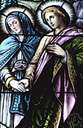 saintly - marked by utter benignity