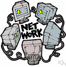 computer network - (computer science) a network of computers