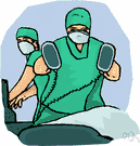 emergency room - a room in a hospital or clinic staffed and equipped to provide emergency care to persons requiring immediate medical treatment