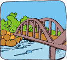 pier arch - an arch supported on piers