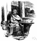 Ulfila - a Christian believed to be of Cappadocian descent who became bishop of the Visigoths in 341 and translated the Bible from Greek into Gothic