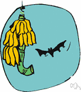 megabat - large Old World bat of warm and tropical regions that feeds on fruit