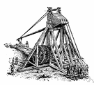 arbalest - an engine that provided medieval artillery used during sieges
