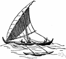 outrigger - a stabilizer for a canoe