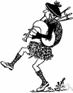 tam-o'-shanter - a woolen cap of Scottish origin