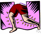 shin splints - painful inflammation of the muscles around the shins