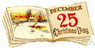 Dec 25 - a Christian holiday celebrating the birth of Christ