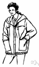 patch pocket - a flat pocket sewn to the outside of a garment