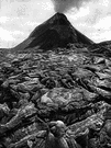 Vesuvius - a volcano in southwestern Italy on the Mediterranean coast