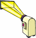 Ray - a group of nearly parallel lines of electromagnetic radiation