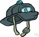 chin strap - a strap attached to a hat