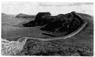 Hadrian's Wall - an ancient Roman wall built by Hadrian in the 2nd century