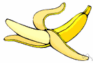 banana - any of several tropical and subtropical treelike herbs of the genus Musa having a terminal crown of large entire leaves and usually bearing hanging clusters of elongated fruits