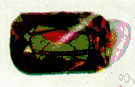 alexandrite - a green variety of chrysoberyl used as a gemstone