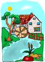 millrace - a channel for the water current that turns a millwheel
