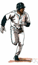 base runner - a baseball player on the team at bat who is on base (or attempting to reach a base)