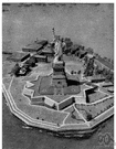 Liberty Island - an island in New York Bay to the southwest of Manhattan where the Statue of Liberty stands